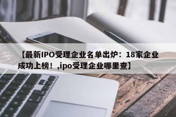 【最新IPO受理企业名单出炉:18家企业成功上榜!,ipo受理企业哪里查】